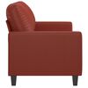 vidaXL 2-personers sofa 120 cm kunstl&aelig;der vinr&oslash;d