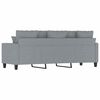 vidaXL 3-personers sofa 180 cm stof lysegrå