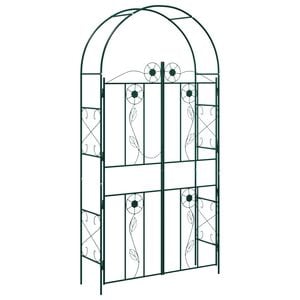 vidaXL Havebue Ensfarvet Gr&oslash;n 115 x 37 x 226 cm