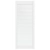 vidaXL skabsl&aring;ge 99,3x39,4 cm lameldesign massivt fyrretr&aelig; hvid