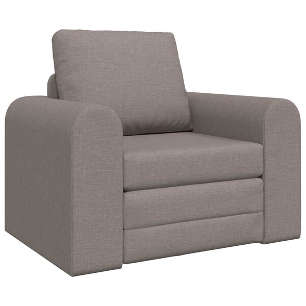 vidaXL Sovesofa Gr&aring;brun 98 x 71 x 83 cm Stof