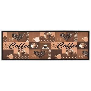 vidaXL k&oslash;kkenm&aring;tte 45x150 cm vaskbar kaffetryk brun