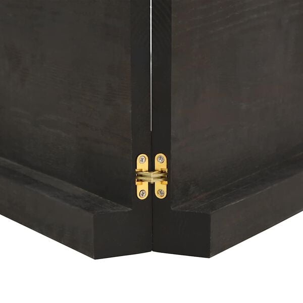 vidaXL v&aelig;ghylde 200x50x(2-6) cm behandlet massivt egetr&aelig; m&oslash;rkebrun