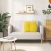 vidaXL Rygpude Lys Gul 60 x 24 x 50 cm Stof