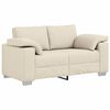 vidaXL 2-personers sofa Beige 160 cm Linned-blandet stof
