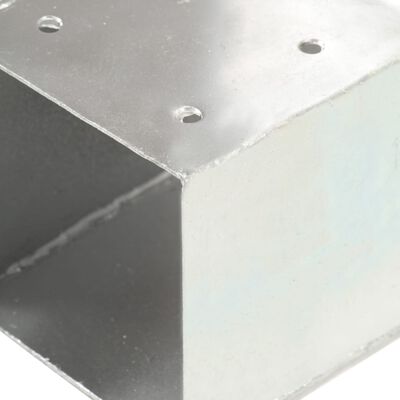 vidaXL stolpebeslag T-form 71x71 mm galvaniseret metal