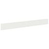 vidaXL Pl&aelig;nekant 10 pcs 100 x 12 cm St&aring;l Hvid