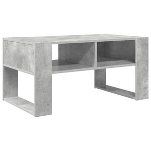 vidaXL Sofabord Beton Gr&aring; 92 x 53 x 45 cm Konstrueret tr&aelig;