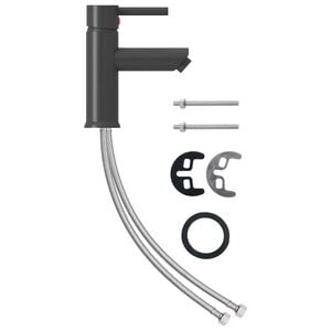 vidaXL vandhane til badev&aelig;relsesh&aring;ndvask 130x176 mm gr&aring;