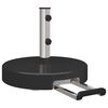 vidaXL Parasolfod Sort &Oslash; 45 x 37,5 cm Granit