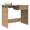 vidaXL Bord med skuffe Artisan Egetr&aelig; 100 x 50 x 76 cm Konstrueret tr&aelig;