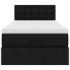 vidaXL osmannisk seng med madras 90x200 cm kunstl&aelig;der sort