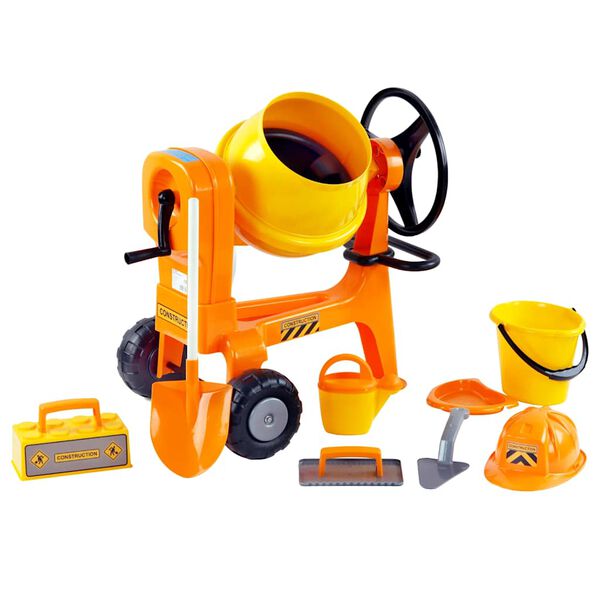 Polesie Wader cementblanderlegesæt 8 dele polypropylen XXL orange