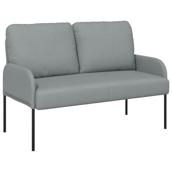 vidaXL Sofaer med pude 110cm Lysegr&aring; Krydsfin&eacute;r