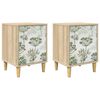 vidaXL Natskab GOTHA 2 stk. Sonoma-eg 36 x 33 x 50 cm Konstrueret tr&aelig;