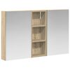 vidaXL Badev&aelig;relsesskabs&aelig;t 3 stk. 80 x 10,5 x 50 cm Konstrueret tr&aelig;