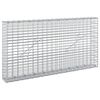 vidaXL Gabion med 5 mm tr&aring;d og 5x2,5 cm net 100x10x50 cm