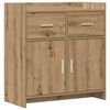 vidaXL Sideboard Artisan-eg 75 x 36 x 80 cm Konstrueret tr&aelig;