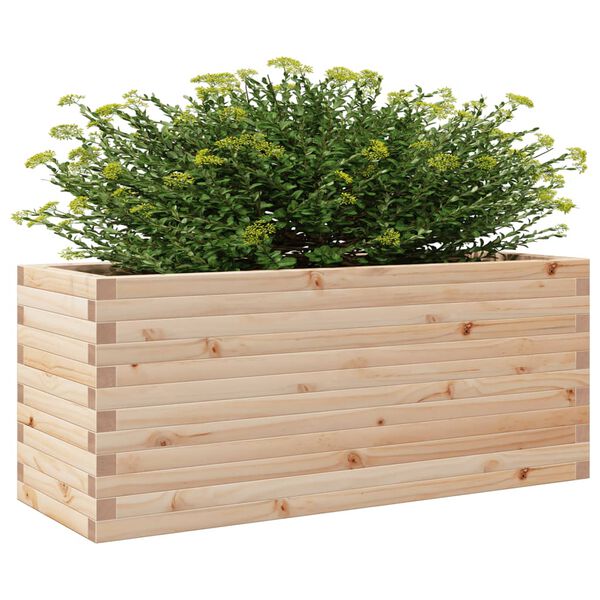 vidaXL plantekasse 110x40x46 cm massivt fyrretr&aelig;