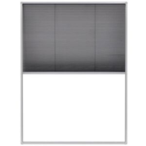 vidaXL plisseret insektnet til vinduer aluminium 60 x 80 cm