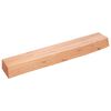 vidaXL v&aelig;ghylde 60x10x6 cm behandlet massivt egetr&aelig; lysebrun