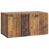 vidaXL V&aelig;gh&aelig;ngt TV-skab 59,5 x 31 x 30 cm Gammelt tr&aelig; Konstrueret tr&aelig;
