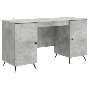 vidaXL Bord Betongr&aring; 142,5 x 50 x 75 cm Konstrueret tr&aelig;
