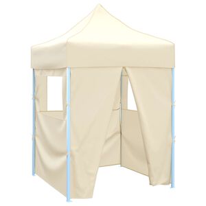 vidaXL Party Tent 200 x 200 x 315 cm Cremefarvet Oxford stof