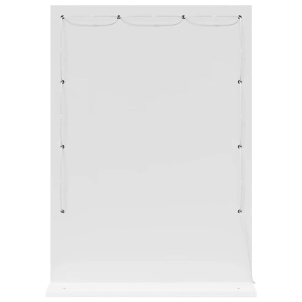 vidaXL Vaskeskab Spejl Hvid 70 x 50 x 18 cm Glas og Konstrueret træ