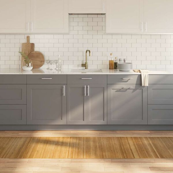 vidaXL gulvt&aelig;ppe 70x300 cm rektangul&aelig;r bambus naturfarvet