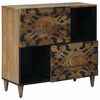 vidaXL Sideboard med d&oslash;r Brun 80 x 33,5 x 75 cm Massivt mangotr&aelig;