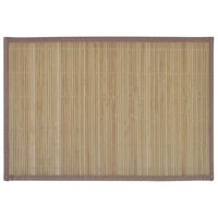 vidaXL bambusdækkeservietter 6 stk. 30 x 45 cm brun
