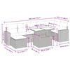 vidaXL sofas&aelig;t til haven 8 dele med hynder polyrattan beige