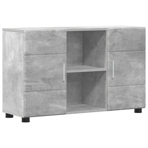 vidaXL Sideboard Beton Gr&aring; 88,5 x 30,5 x 55,5 cm Konstrueret tr&aelig;