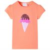 vidaXL T-shirt til b&oslash;rn str. 128 neon-orange