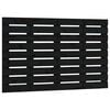 vidaXL sengegavl 96x3x63 cm massivt fyrretr&aelig; sort