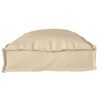 vidaXL Palle Pudesæt 2 pcs Beige 100 x 40 x 8 cm Oxford stof