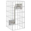 vidaXL Gabion Vandhane S&oslash;lv 26 x 25 x 50 cm Rustfrit st&aring;l