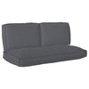 vidaXL Pudes&aelig;t Oxford stof Antracit 120 x 60 x 52 cm