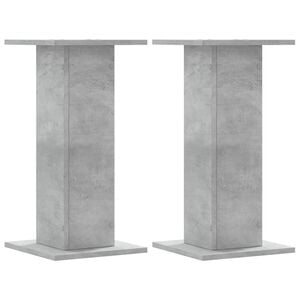 vidaXL h&oslash;jtalerstativer 2 stk. 30x30x60 cm konstrueret tr&aelig; betongr&aring;
