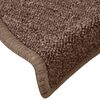vidaXL trappem&aring;tter 30 stk. 65x24x4 cm brune halvrund store
