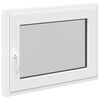 vidaXL K&aelig;ldervindue RISOR 80 x 70 cm PVC og glas Hvid