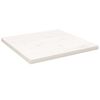 vidaXL bordplade 40x40x2,5 cm firkantet massivt fyrretr&aelig; hvid