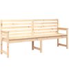 vidaXL haveb&aelig;nk 203,5x48x91,5 cm massivt fyrretr&aelig;