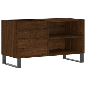vidaXL vinylskab 85x38x48 cm konstrueret tr&aelig; brun egetr&aelig;sfarve