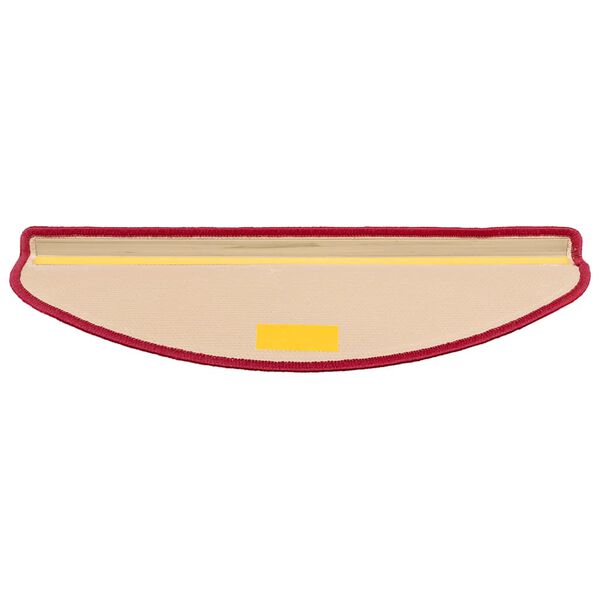 vidaXL selvkl&aelig;bende trappem&aring;tter 5 stk. 65x21x4 cm r&oslash;d