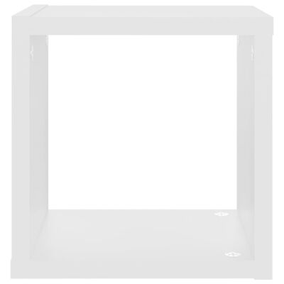 vidaXL væghylder 6 stk. 22x15x22 cm kubeformet hvid