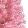 vidaXL kunstigt halvt juletræ med juletræsfod 180 cm PVC pink
