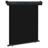 vidaXL sidemarkise til altan 145x250 cm sort