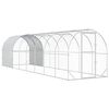 vidaXL Kyllingehus S&oslash;lv 800 x 200 x 200 cm Galvaniseret st&aring;l